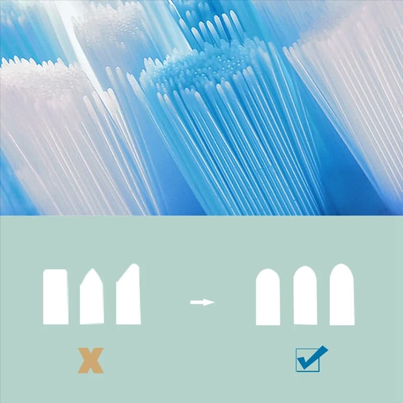 A66I 10PCS Electric toothbrush heads for Fairywill FW-507/508/551/917/959,FW-D1/FW-D3/FW-D7/FW-D8