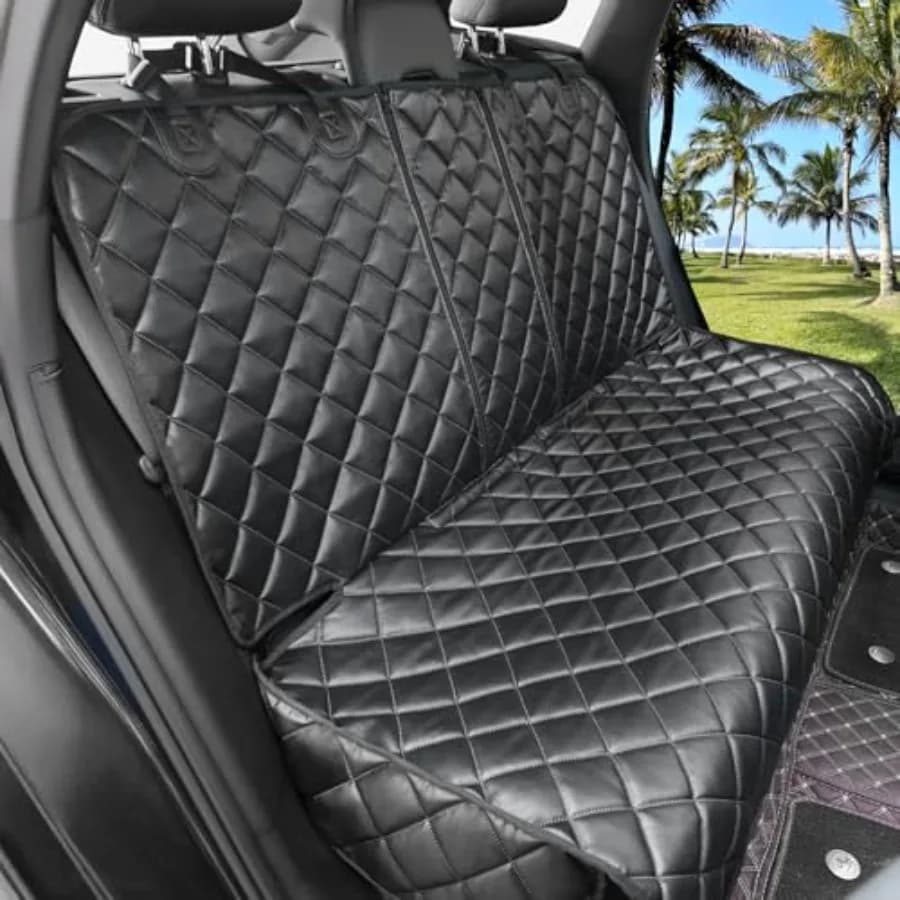 Car Seat Covers for Dogs, Waterproof, PU Leather Anti-slip, Universal Seat Cover