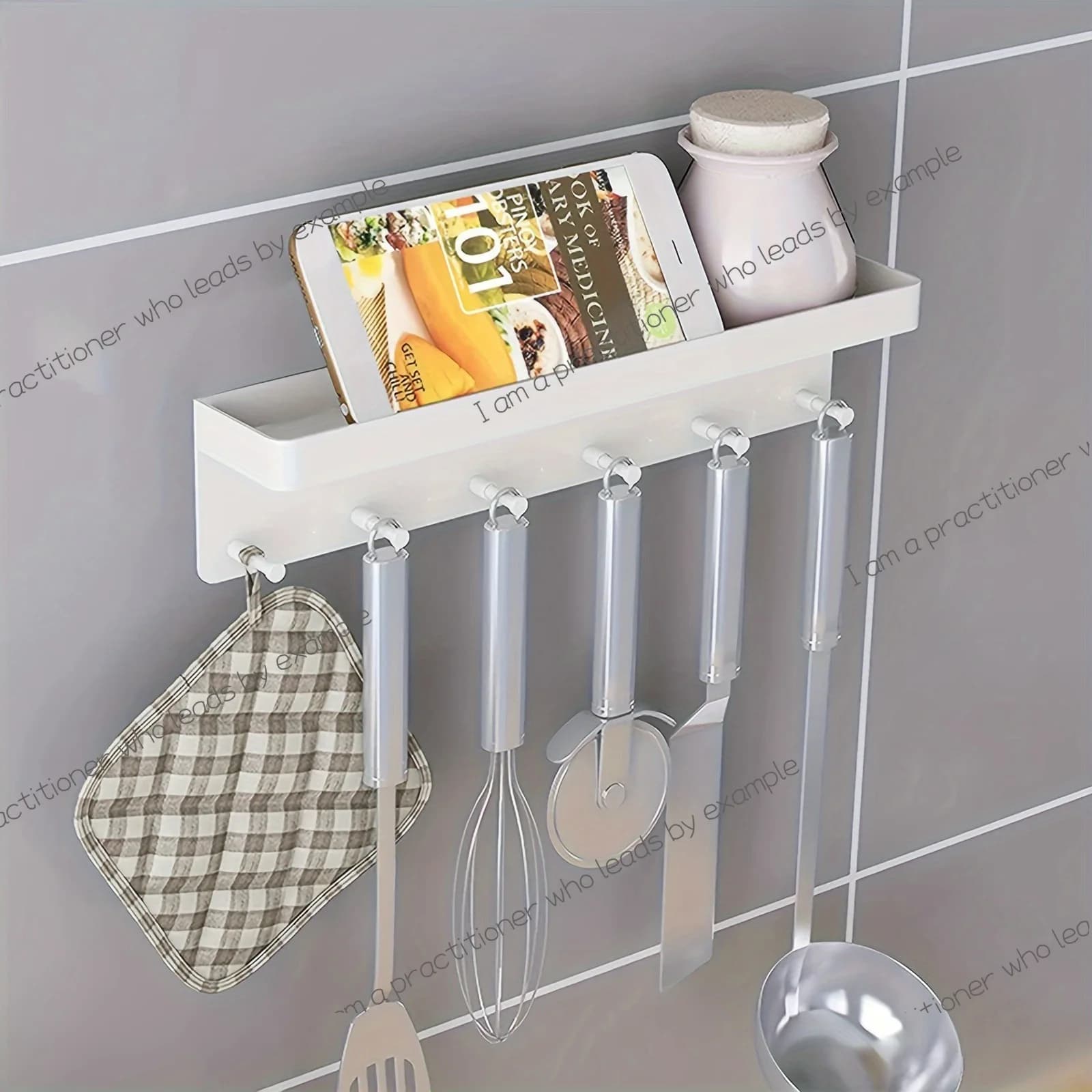 No punching, kitchen rack, bathroom storage rack, door back keychain, wall hanging, clothes hanger, umbrella rack.