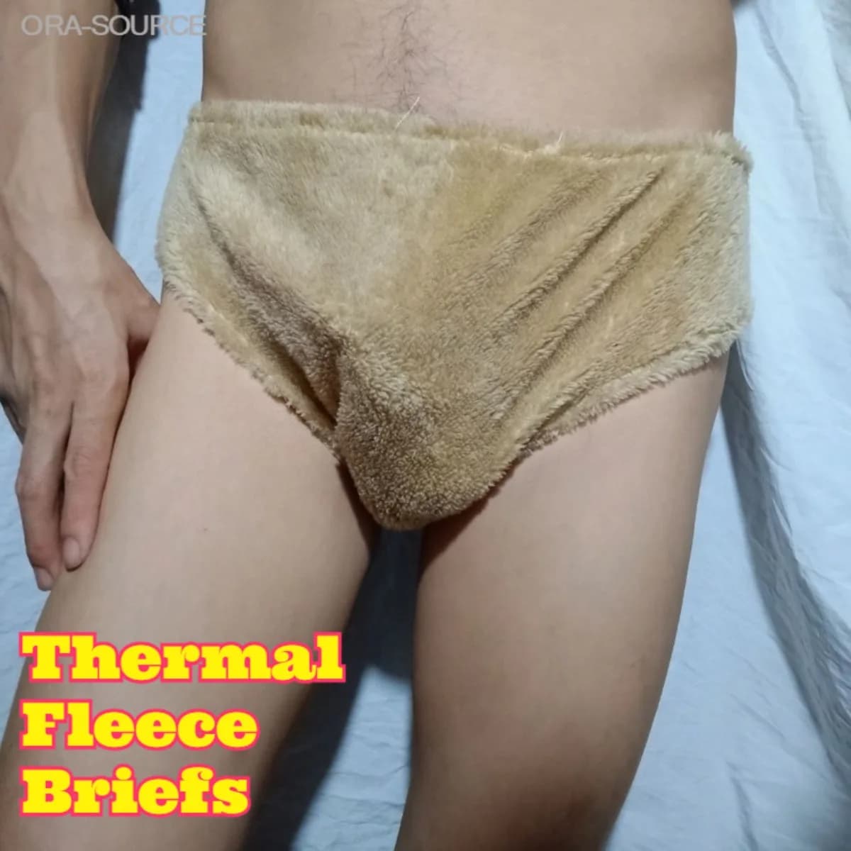 Mens Thermal Fleece Briefs Winter Warm Thick Underwear Sexy Stage Performance DJ Rave Club Party Dance Hip Hop Fashion Costume