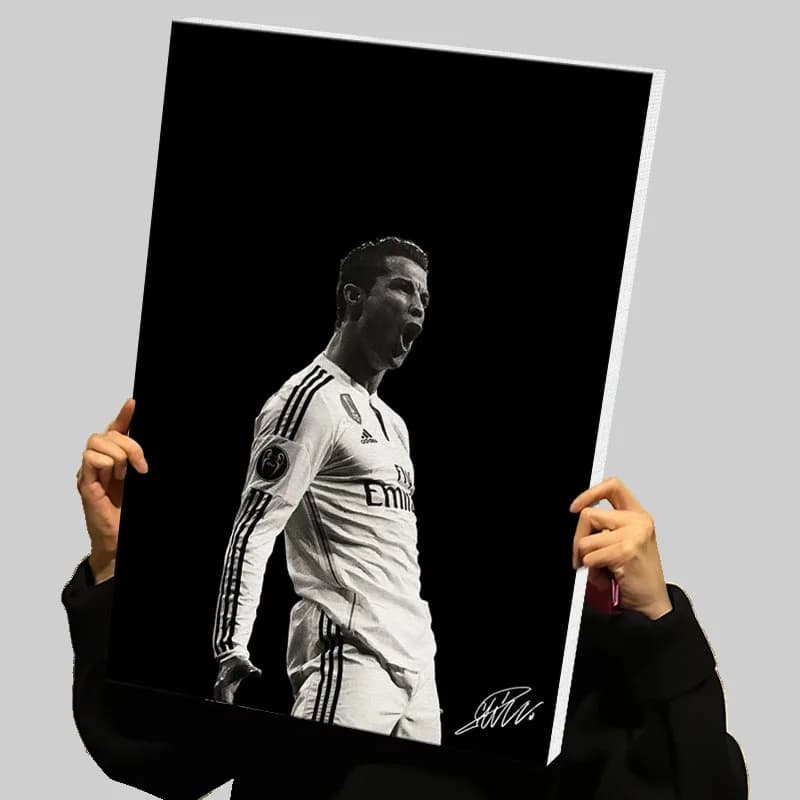 Trending Prints Poster Football Player Custom Canvas Painting Wall Art Photos for Living Room Interior Decoration Home Decor