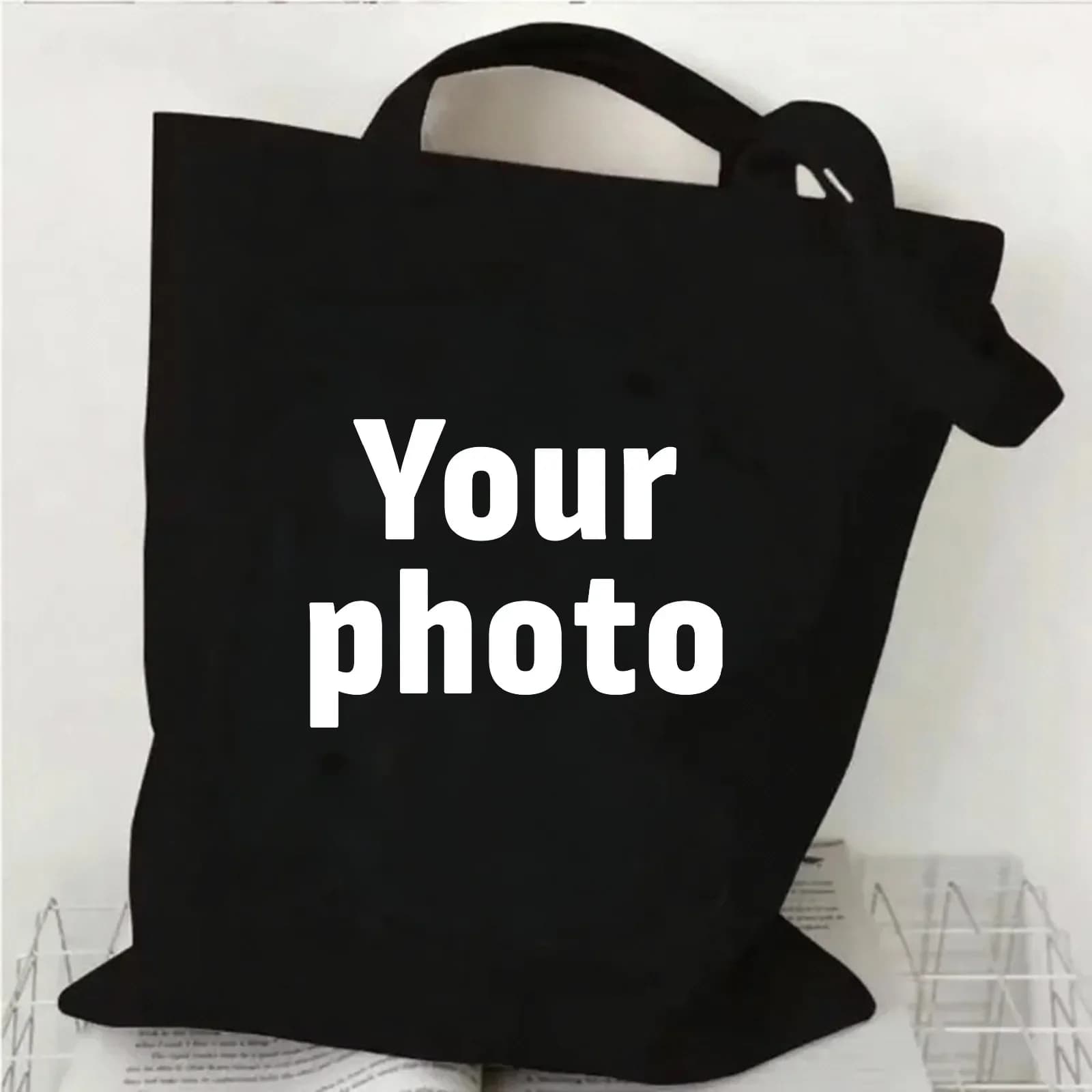 Borse di tela personalizzate Borsa a tracolla shopper Borse grandi da donna firmate Shopping Tote Donna casual Generi alimentari Tessuto personalizzabile