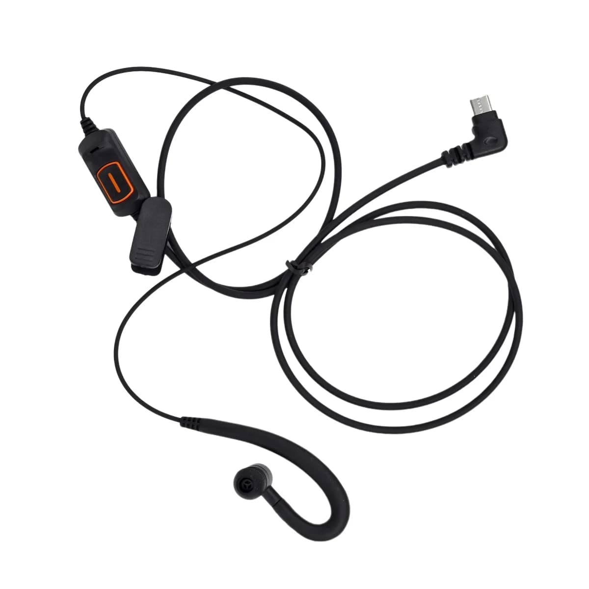 Auricolare Senhaix con connettore USB Type-C (stile C) per radio portatile GT12 GT-12, cuffia con microfono e tasto PTT