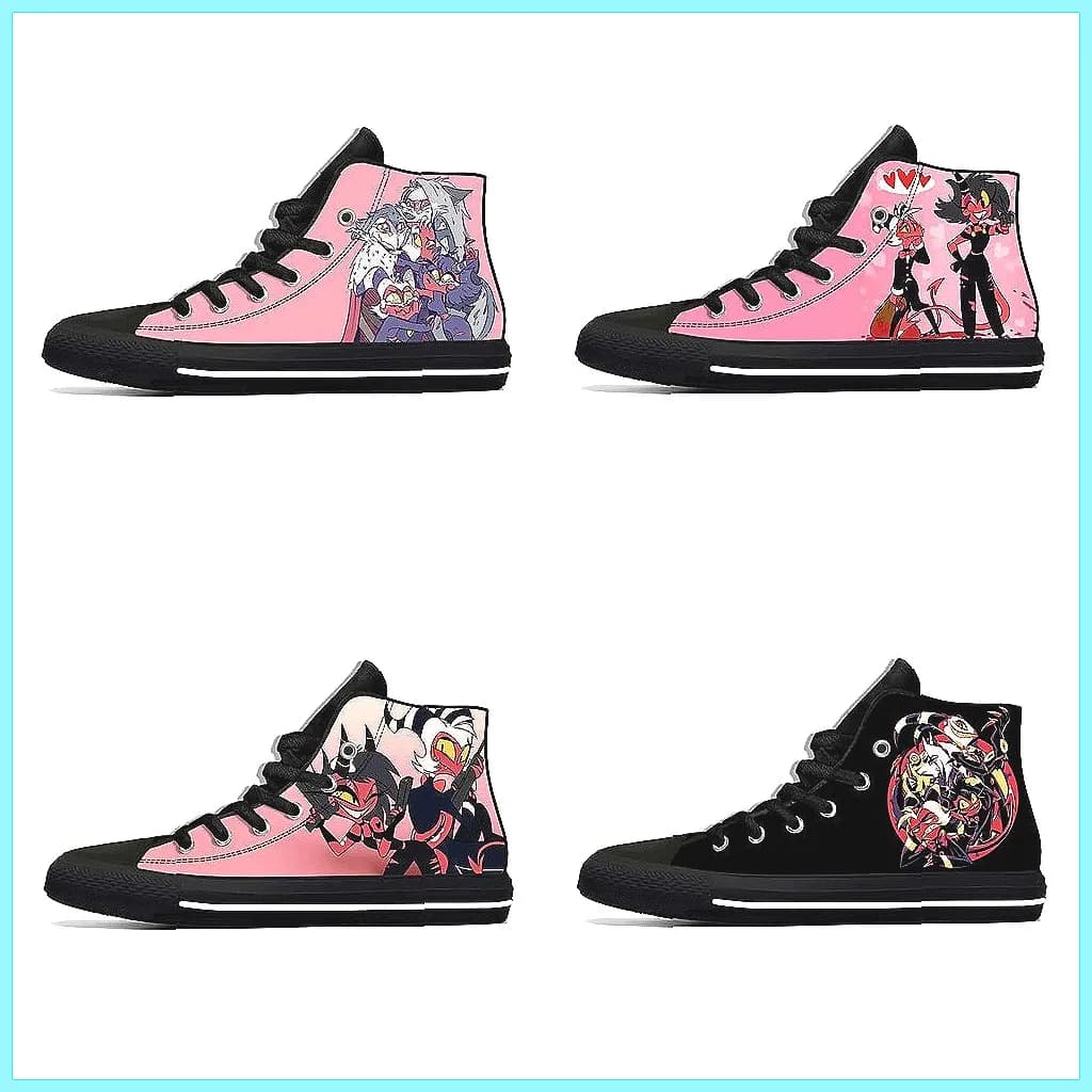 Sneakers alte Boss Anime Cartoon, scarpe casual estive leggere e traspiranti per uomo e donna