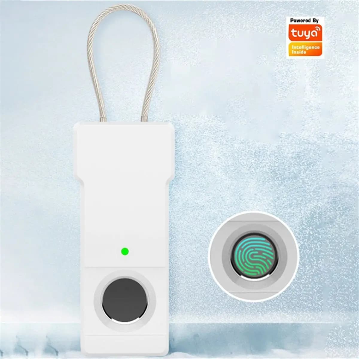 Promotion Tuya Fingerprint Padlock Bluetooth Combination Padlock Suitcase Luggage Code Lock Mini Fingerprint Key Lock A