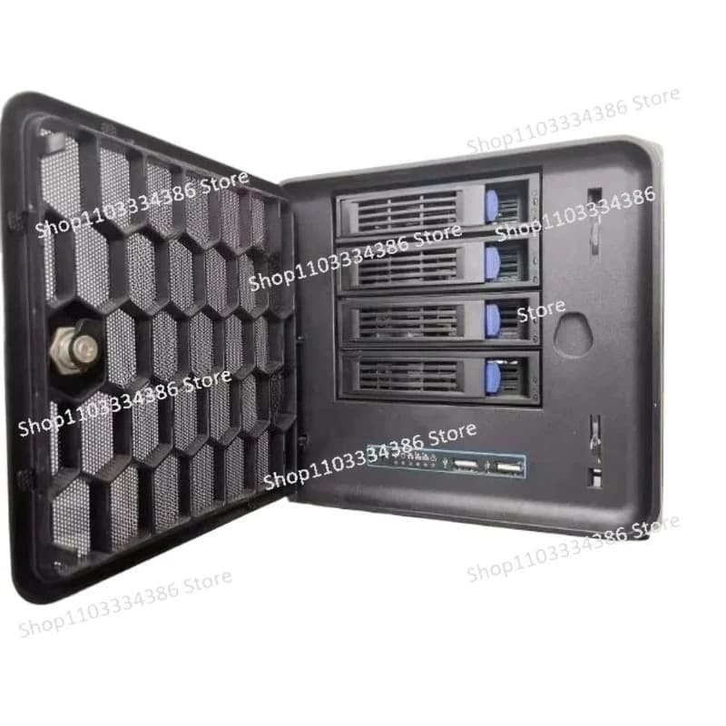 Nuovo supporto per custodia NAS per disco rigido da 4 alloggiamenti Scheda madre Mini ITX per archiviazione di rete domestica