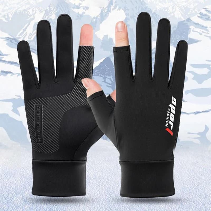 Women's and Men's Summer Gloves, Fishing, Cycling, Ice Silk, Breathable, Elastic, Solar Protection, Touchscreen, Fitness, Sports, Driving