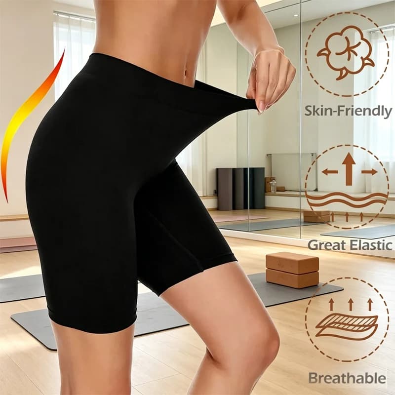 Pantaloncini da Ciclismo da Donna 6 Pollici, Altamente Elastici, Opachi, Morbidi e Traspiranti, per Yoga e Corsa, Modellanti per il Sollevamento dei Glutei, Ideali per la Palestra