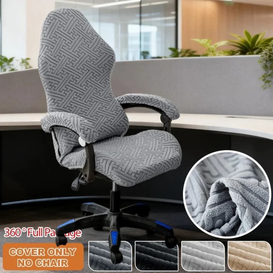 4 pezzi/1 set Coprisedia da gaming in spandex, coprisedia elasticizzato per ufficio, coprisedia per computer, coprisedia personalizzabile per poltrona.