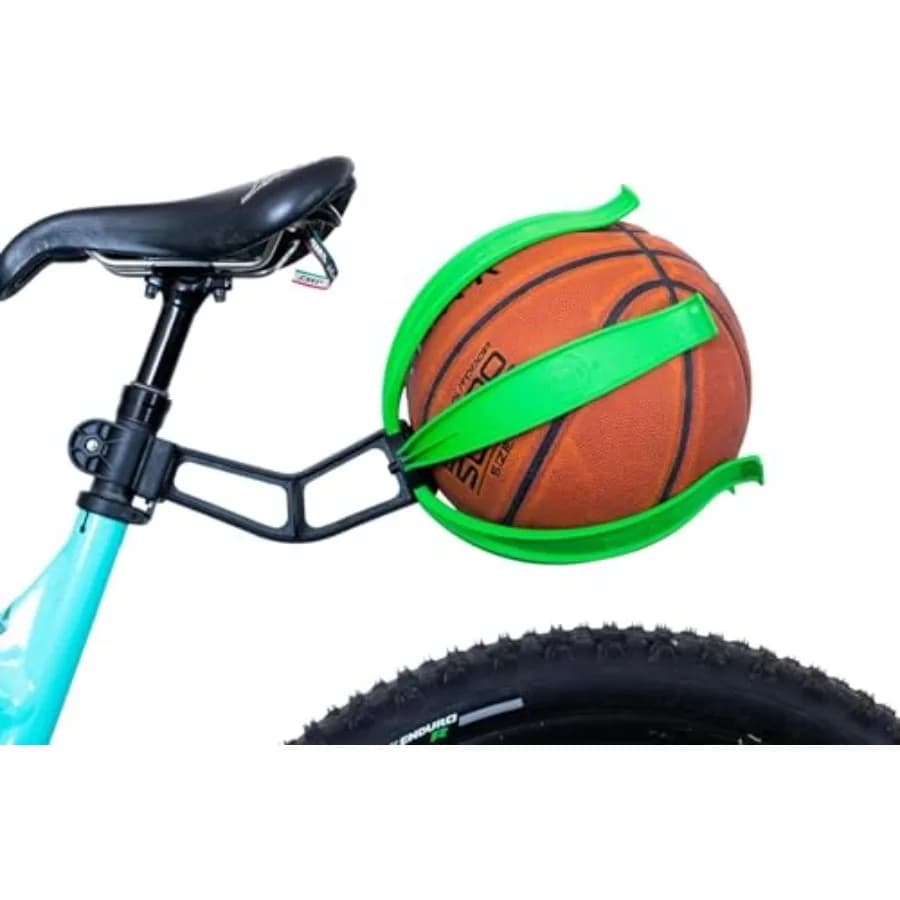 Supporto per Palloni da Bicicletta, Dispositivo di Sicurezza per Adolescenti, Facile da Applicare, Adatto per Palloni da Calcio, Pallavolo, Basket e Rugby