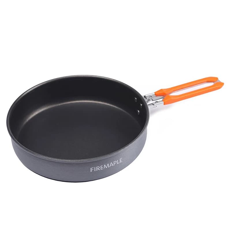Fire Maple camping pots, non-stick pan, compact coating, light outdoor picnic stove, 0.9 liters steak pan