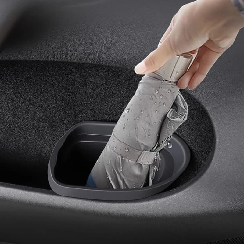 Secchio stoccaggio laterale per porta del cestino auto per Y 2025 Scatola immagazzinaggio organizzatore in