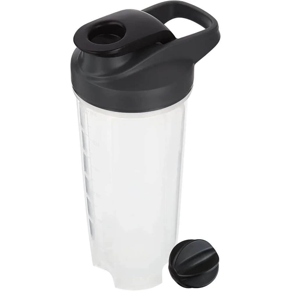 Bottiglie shaker da 28 once per frullati proteici, tazze shaker con frusta frullatore a sfera, bottiglia shaker con manico, da viaggio