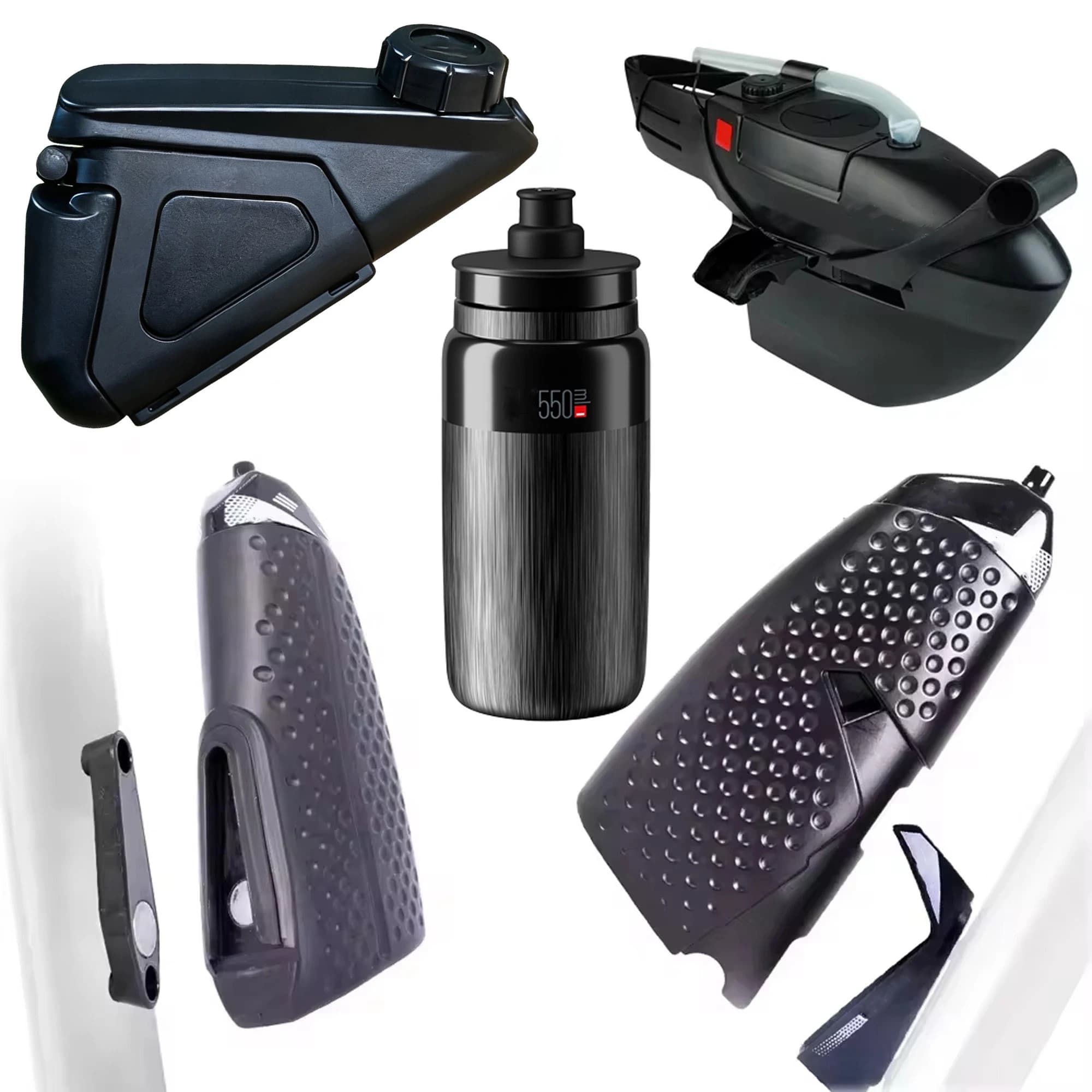 Borraccia da Ciclismo Senza BPA con Gabbia Magnetica, Bottiglia Aerodinamica a Compressione per Bici da Strada, MTB e Triathlon