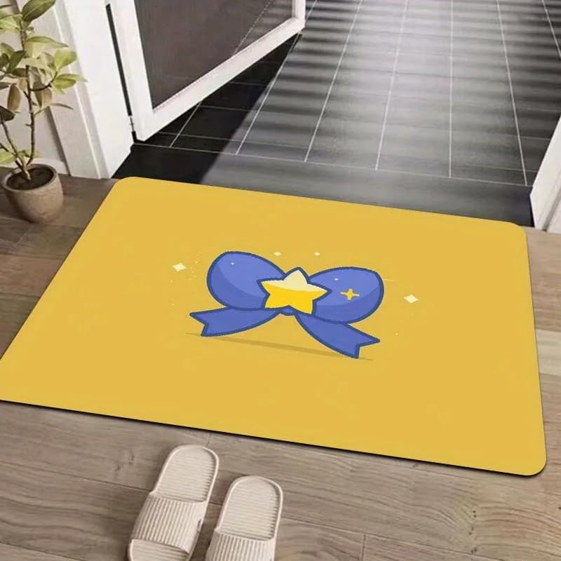 1PC Papillon modello arti Tappetini per porte Tappeti da cucina Antiscivolo Design pop Tappeti da bagno Tappetino da bagno Tappeto per la casa Lavandino Lavanderia Decor