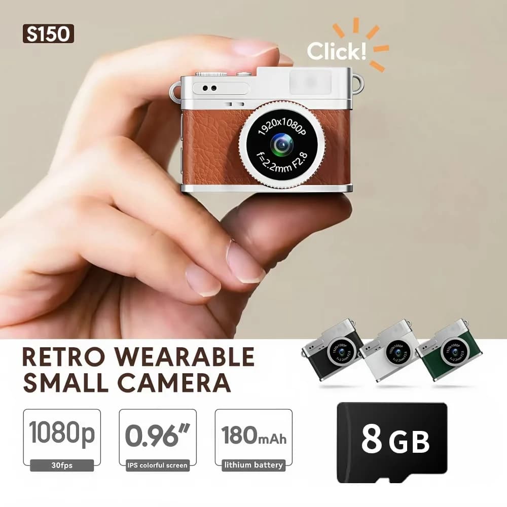 Mini fotocamera digitale Small Go Pro Sports Photo Action Cam Wifi Body Video Registrazione subminiatura fotografica Bodycam