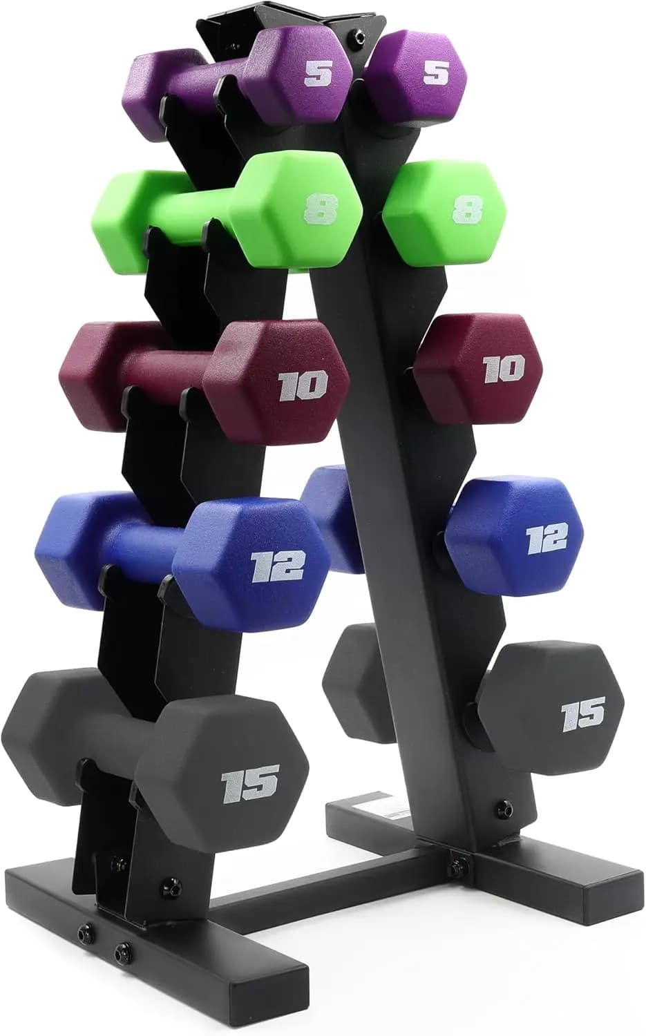 Pesi in Neoprene per Manubri, Coppie e Set in Diversi Colori per Palestra Domestica e Fitness