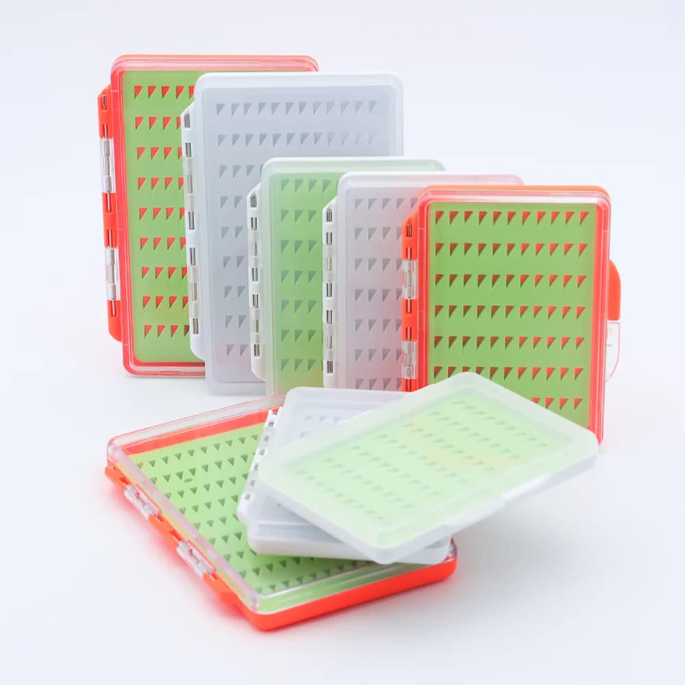 1 pcs Micro Mosque and Mosquito Ninfa Subtle Box with Foam, Artificial Mosque Box, Fishing Equipment Container Box