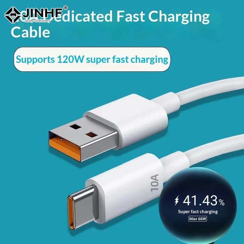 1pcs 1.5 Meters 120w Super Fast Charging USB Type C Cable For Android Highspeed Data Transfer Suitable For Various Mobile Phone