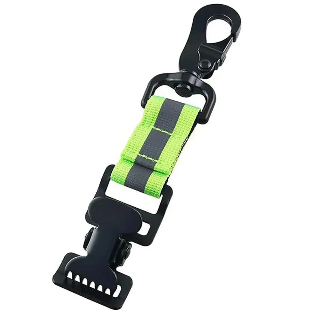 Porta Guanti con Riflettente, Clip per Cintura Resistente per Guanti da Lavoro, Accessori per Vigili del Fuoco e Soccorso