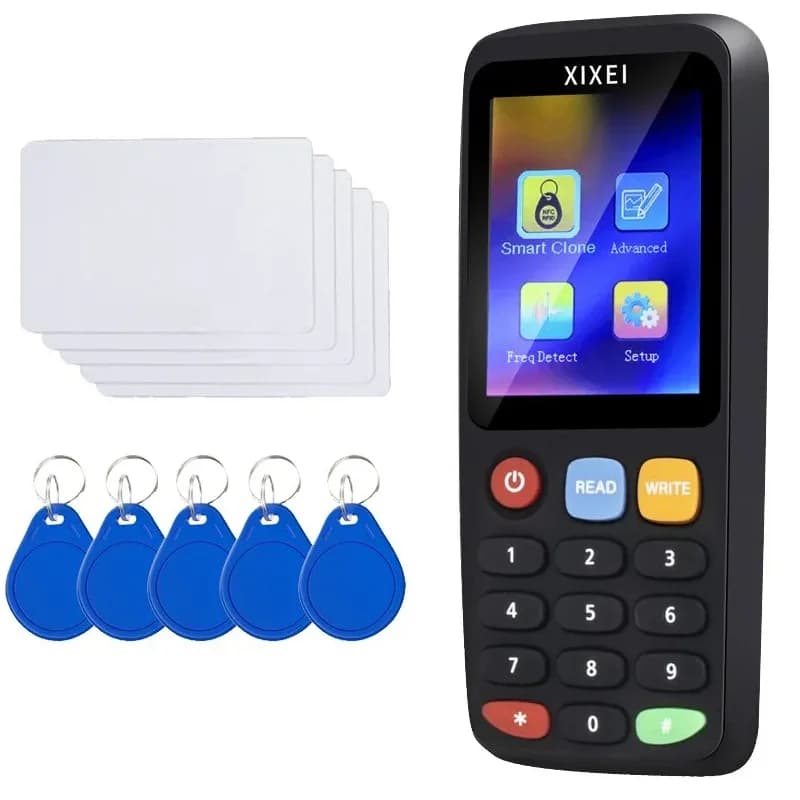 X7 Lettore di Smart Card RFID Chiave Clone Copiatrice IC ID Token Copia Duplicatore 125Khz Badge Writer 13.56Mhz NFC Tag Programmatore