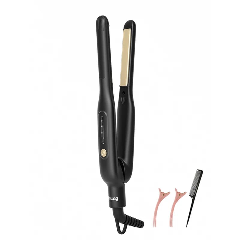 Hair plate Ceramic iron plate with LCD display to negative ions Portable hair styler for man Hairstyle and curling