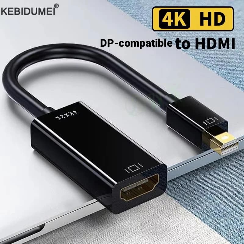 Adattatore Mini Display 4K a HDMI, Cavo Convertitore Mini Display per PC, Laptop, Proiettore, Adattatore Mini DP a HDMI-compatibile
