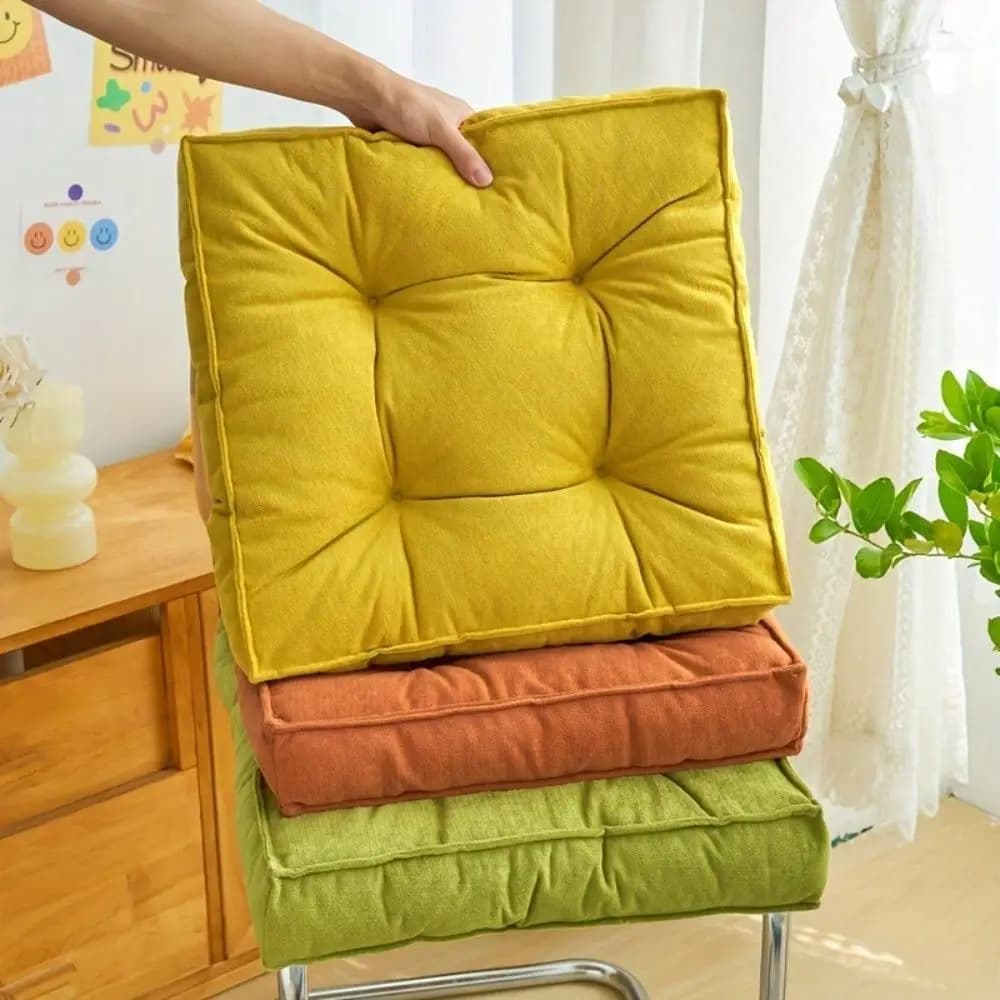 Cuscino Solido Quadrato Imbottito Morbido per Sedia, Ufficio, Casa, Auto, Giardino, Sdraio, Sedia da Ufficio, Arredo Casa