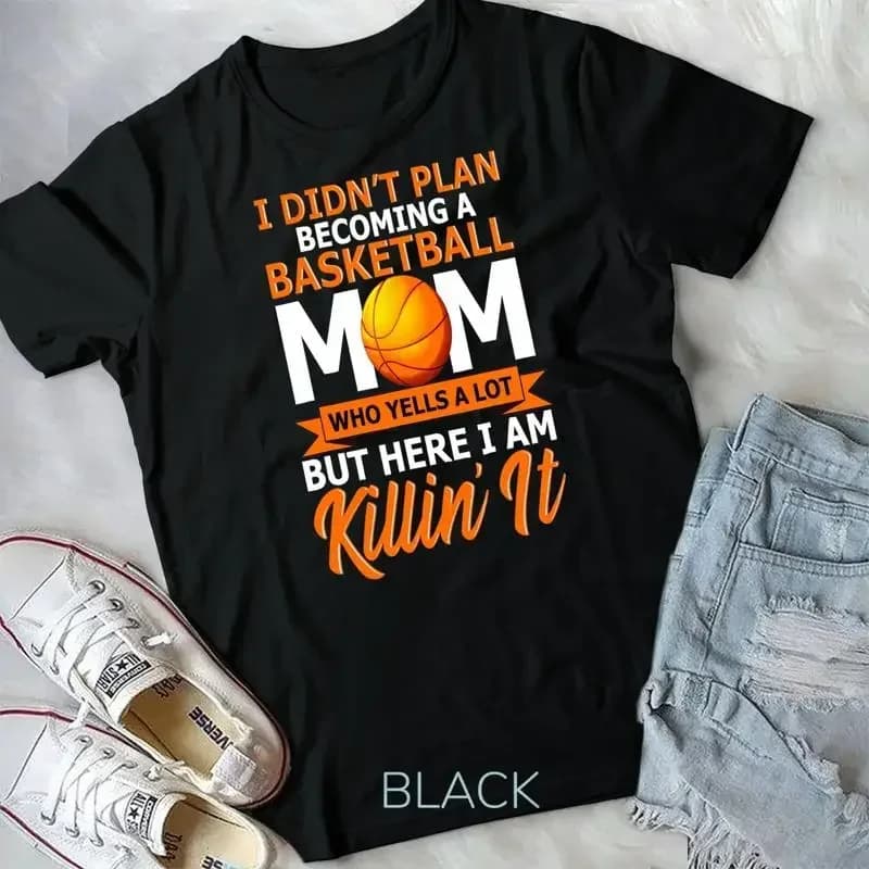 Mamma orgogliosa del basket che non gita un sacco di regali per giocatori preferiti T-shirt unisex