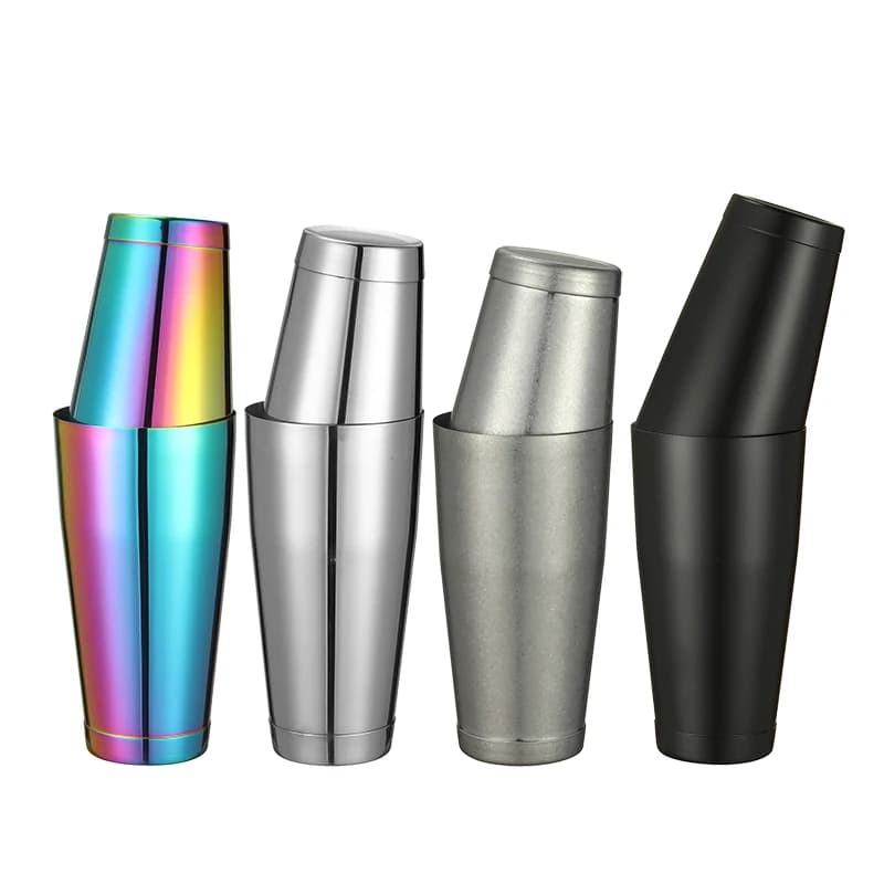 Shaker per Cocktail Boston: Set da 2 Pezzi: 18.6oz Pesante e 25oz Pesante, Strumento Professionale da Bar per Bartender