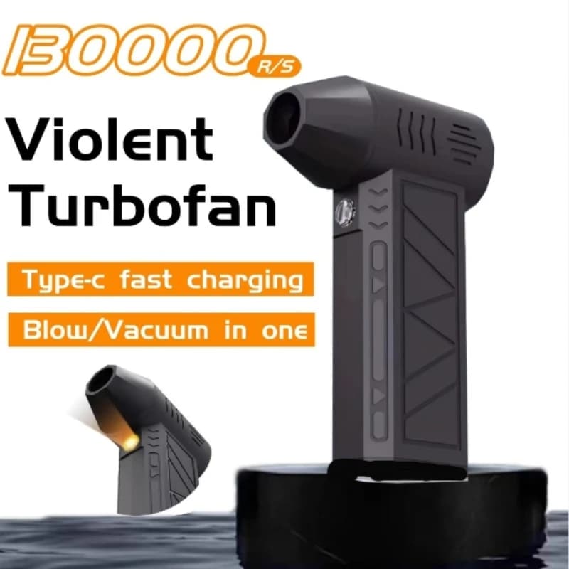 Nuovo ventilatore a getto forte potere portatile eliminazione polvere portatile computer uragano tempesta sorgente Turbo Jetfan LED X6 Pro