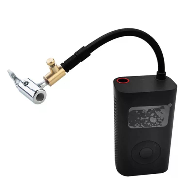 Adattatore Portatile per Gonfiaggio Pneumatici Auto, Connettore per Pompa d'Aria, Compressore con Valvola di Sgonfiaggio