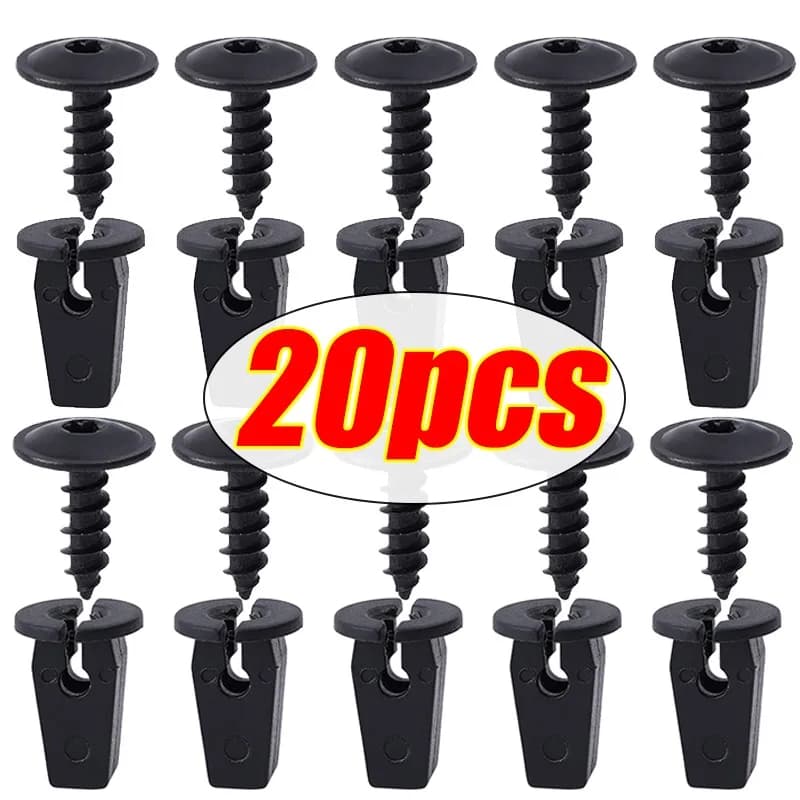 20 pcs Universal Motor Cover for Auto Subcodone Splashguard Arco Wheel Torx Screws Stop Auto Fixing Pinze Bolt for VW Audi Seat