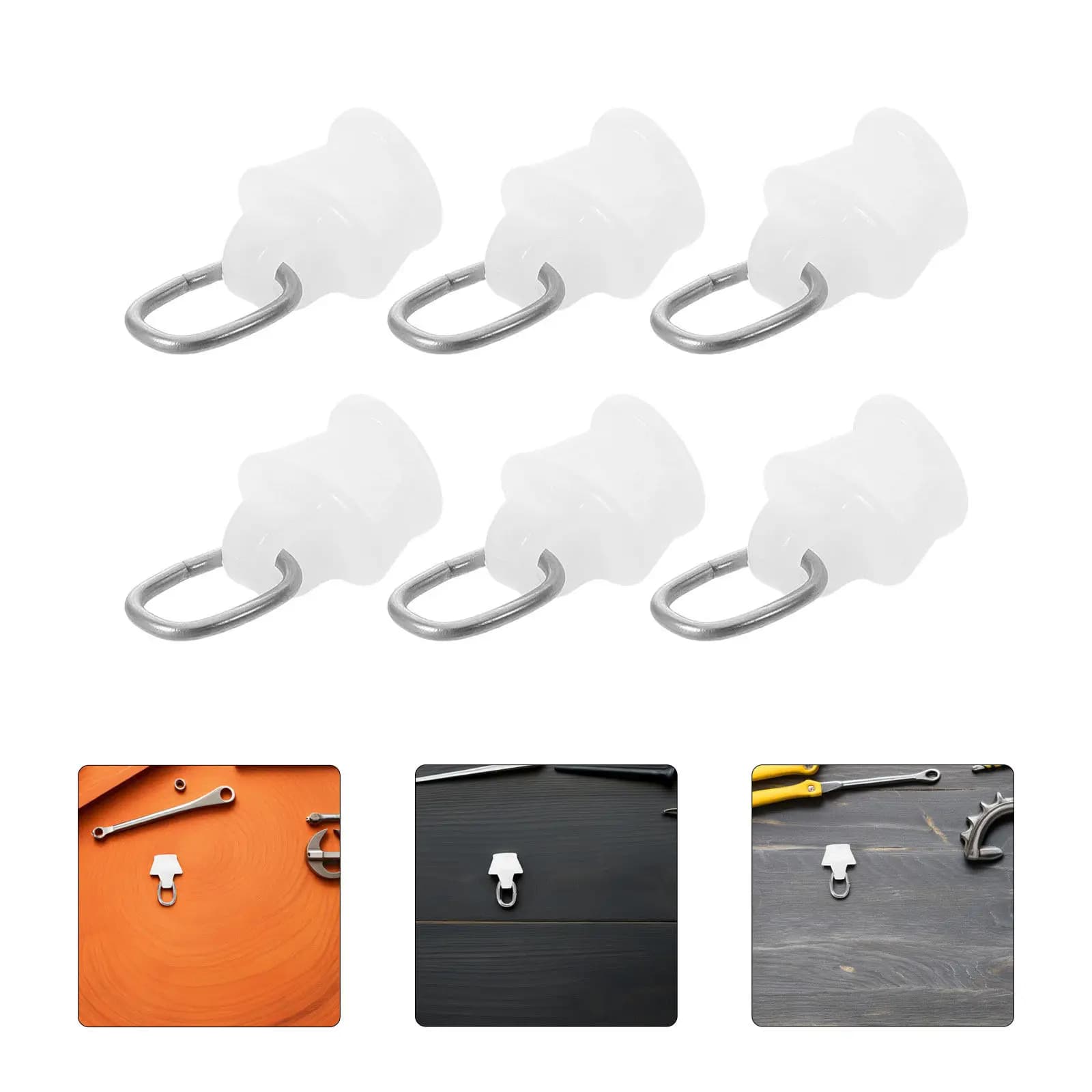 100 Pezzi Pattini Scorrevoli in Plastica Bianchi per Binari Tende, Ganci a Puleggia per Tende da Finestra, Camera da Letto, Doccia, Soffitto