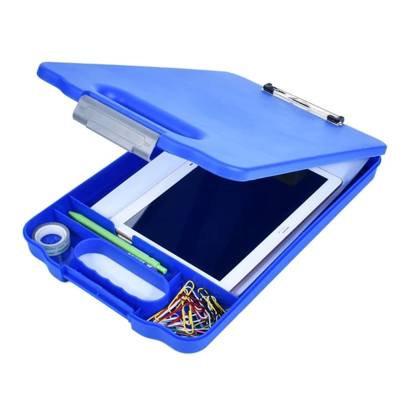Custodia portadocumenti portatile con portapenne per appunti, cartella portadocumenti per Office 896C