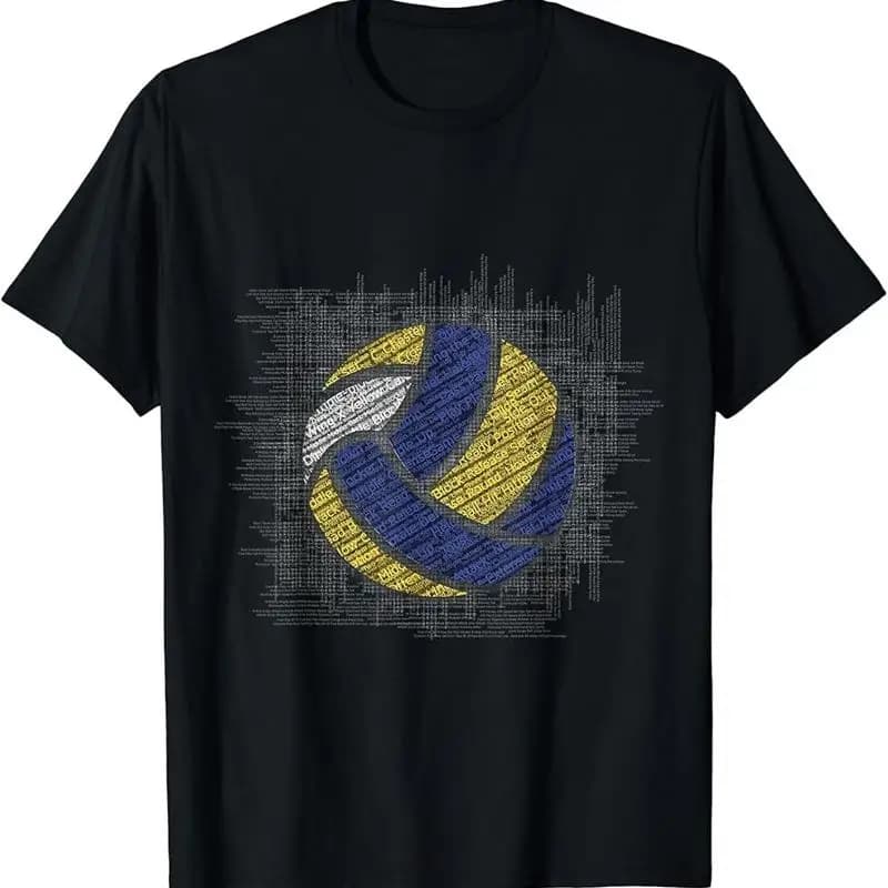 Funny T-shirt with word 'Volleyball Words Ball' for volleyball players