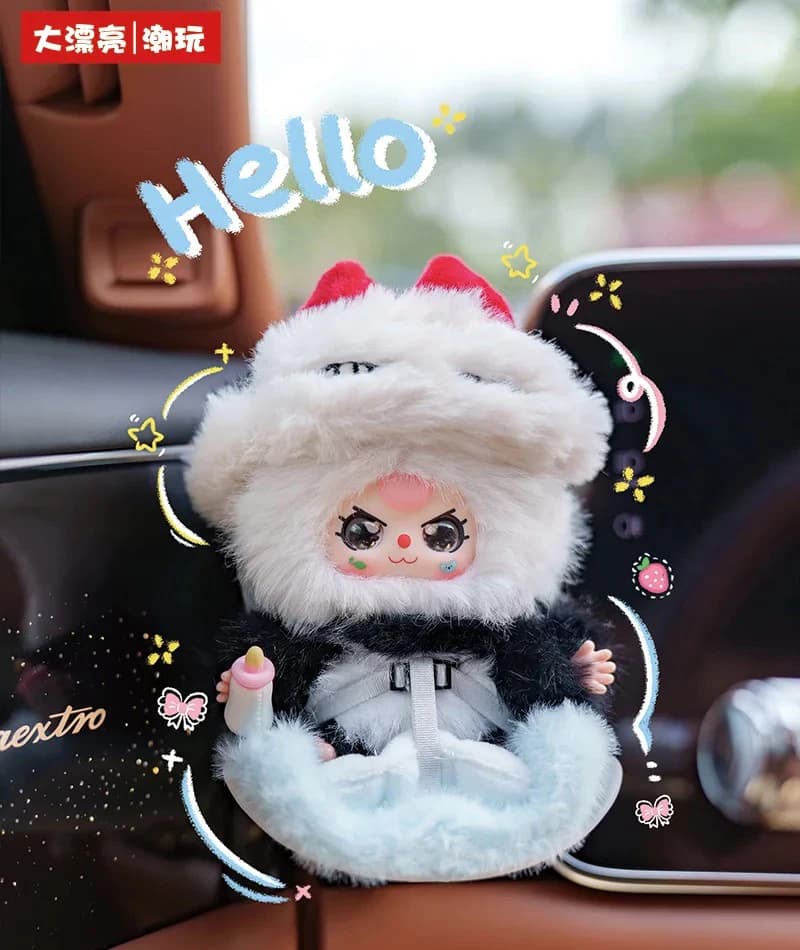 New BABY Tre serie in veicolo Scatola cieca Giocattolo alla moda Auto Simpatica bambola decorativa Regalo giocattolo anime a sorpresa