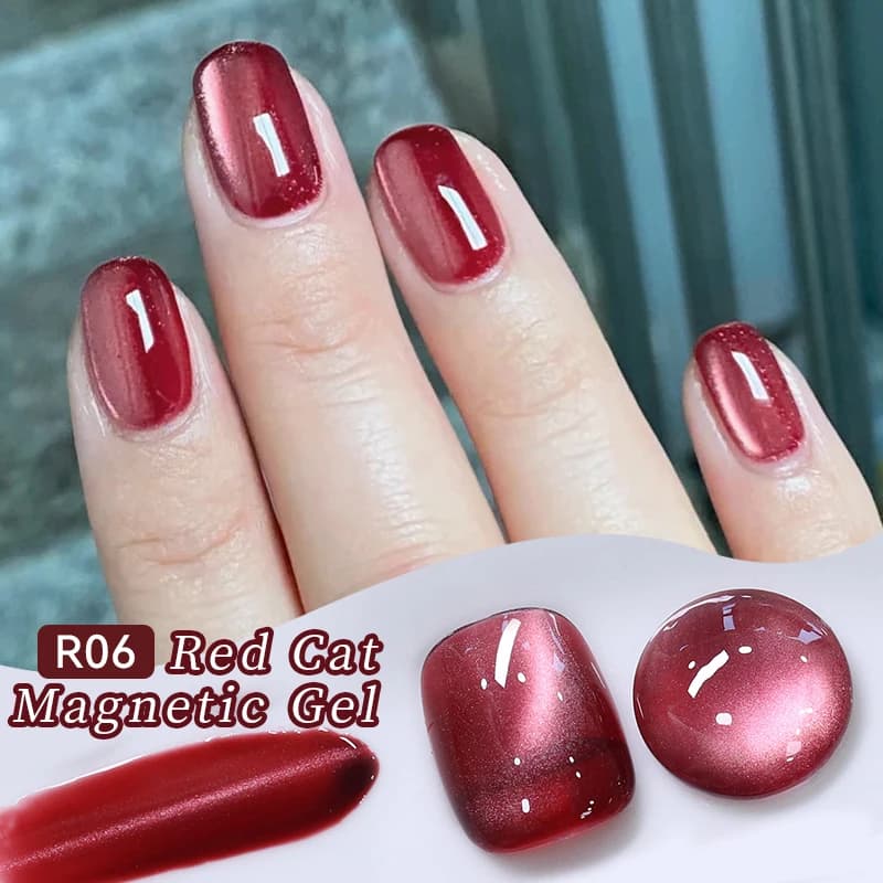 UR SUGAR 15ml Smalto per unghie gel magnetico con gatto rosa appassito Dopamina bianca per unghie scintillante Glitter Soak Off LED UV per manicure Art