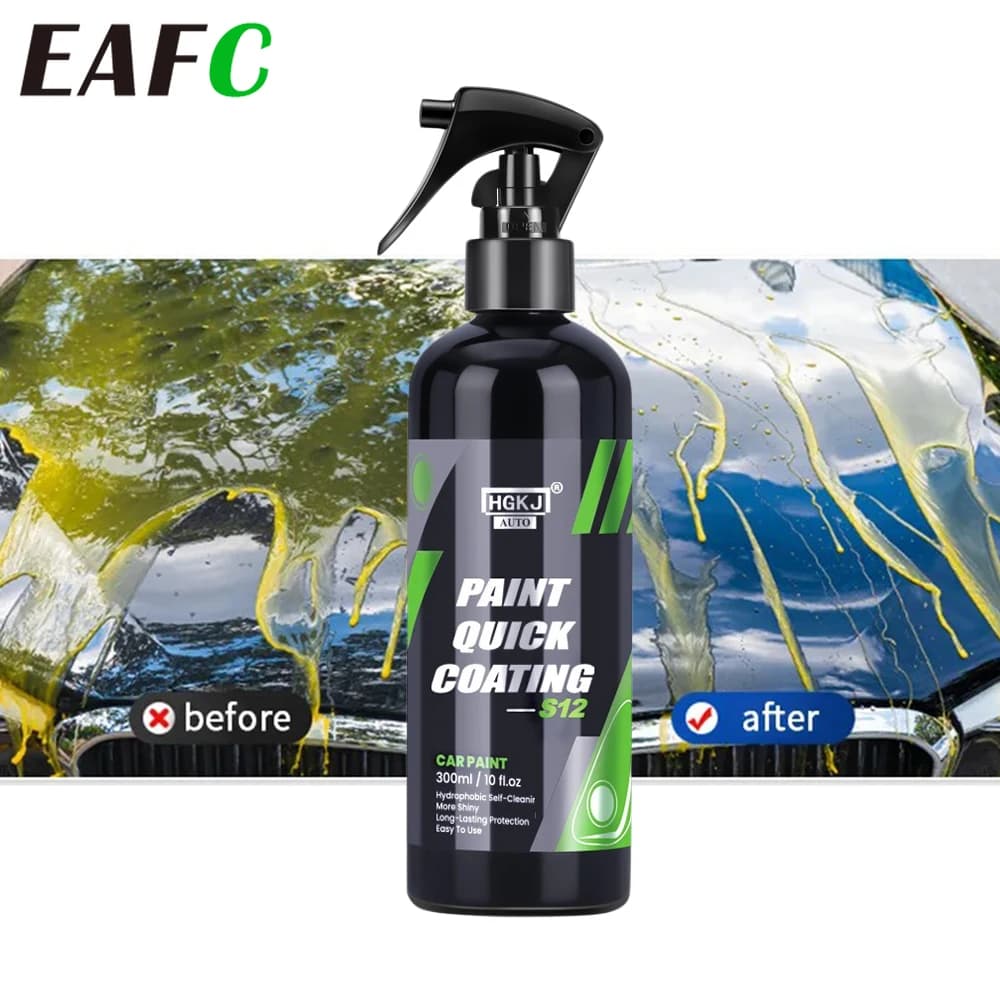 EAFC 300ML Spray per Rivestimento Ceramico Auto, Lucidatura Idrofobica, Cera Protettiva per Vernice, Cura dell'Auto