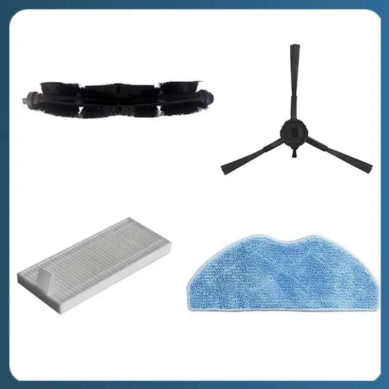 AB02 Per Tefal X-Plorer Serie 75 S + Robot Aspirapolvere Rullo Spazzola Laterale Principale Filtro Hepa Mop Panno Accessori