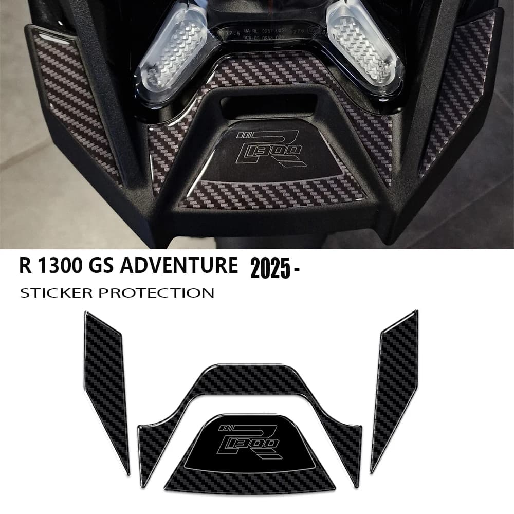 Kit di protezione adesivo in resina epossidica 3D per R 1300 GS Adventure 2025 Opzione 719 Karakorum Racing Red Triple Black