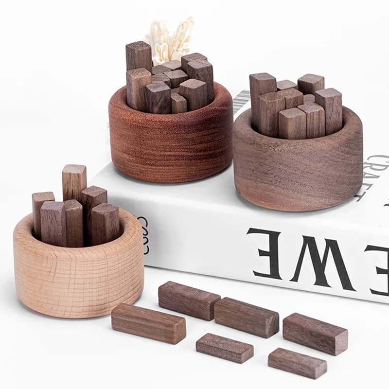 Diffusore di oli essenziali Accessori per fragranze per la casa Noom Decor Ornamenti in legno Aromaterapia Decorazioni per deodoranti per auto