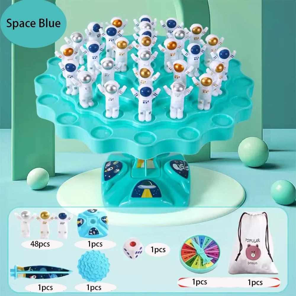 Alancing Astronaut giochi da tavolo giocattolo spaziale albero bilanciato tempo libero interazione genitore-figlio regalo di natale per bambini bomboniere