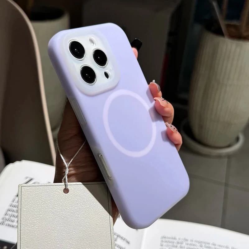 Liquid Silicone Candy Color Jelly Phone Case For iPhone 18 17 16 13 15 14 Pro Max 17 Air Wireless Charging For Magsafe Cover