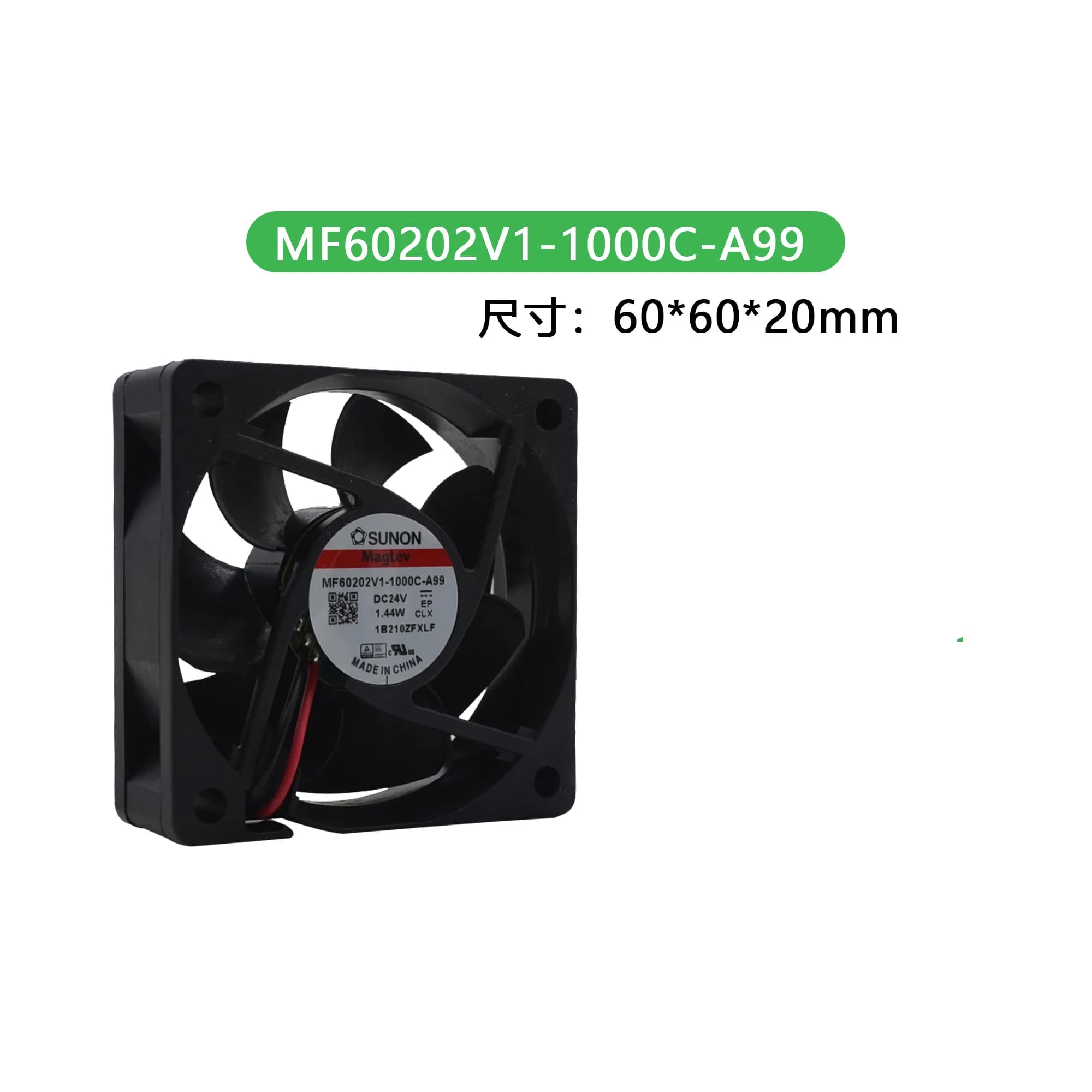 Silenzioso 60mm Ventola Della Stampante 3D MF60202V3-1000C-A99 Nuovo Per Sunon 6020 24V 6cm Ventola Ultra-Silenzioso 60X60X20mm Ventola di Raffreddamento