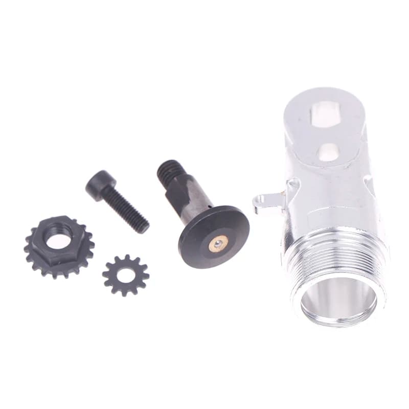 Accessories for Power Electric Scissors: Parts in Aluminium, Frame Blade, Aluminum stand, Central Tree Blade, Screw cap