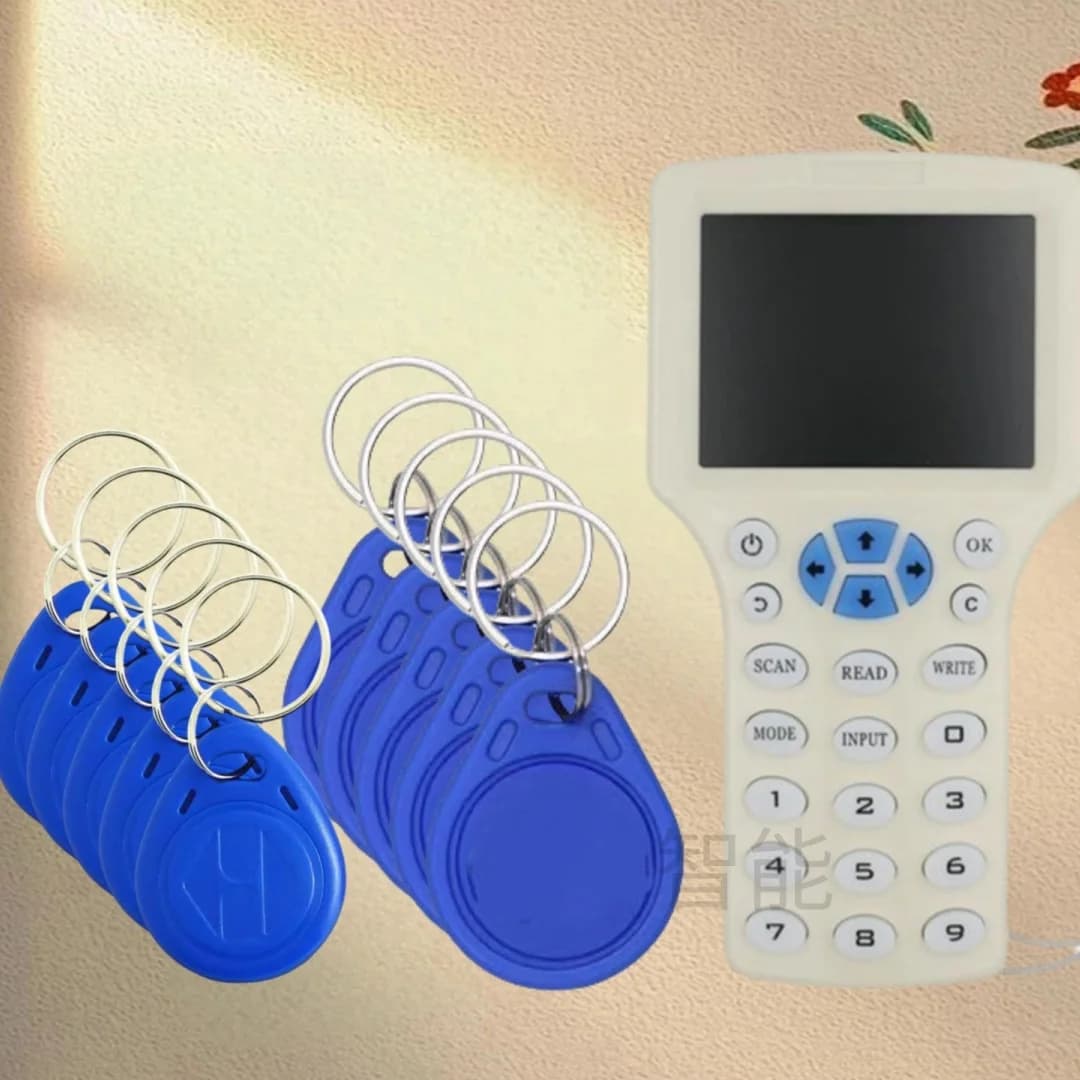 NFC Smart Card Reader Writer Duplicator 125K 13.56MHz RFID Copier USB Fob Programmer Copy Encrypted Key Replicator