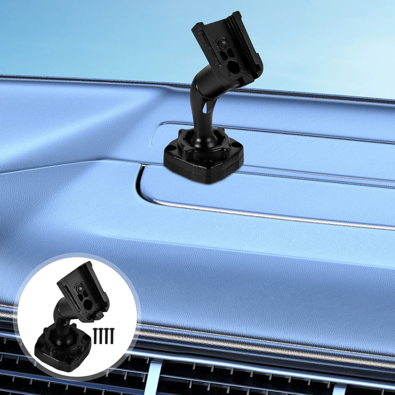 Universal bracket for rearview mirror Support for safe black dashboard camera Interior support for stable car Rearview mirror support for driving safety