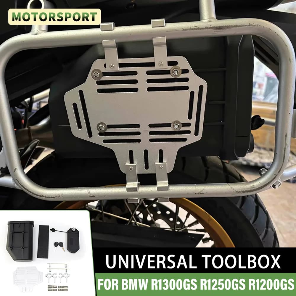 For BMW R1300GS R1250GS R1200GS LC and ADV Adventure Late Toolbox Storage box Shipment vehicle Toolbox Emergency/riot kit