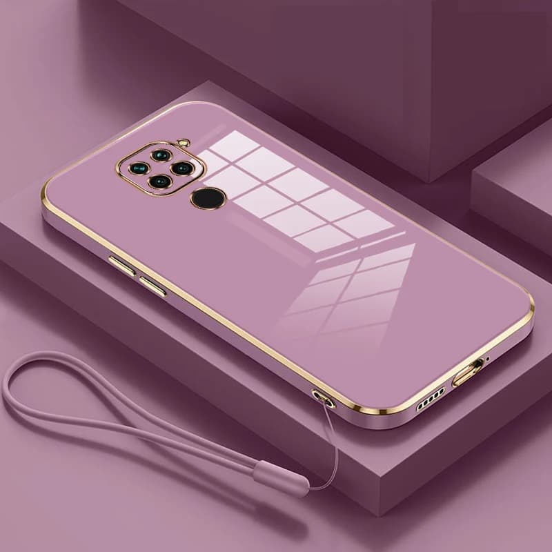 For Xiaomi Redmi Note 9 Case Redmi Note 9 Cover M2003J15SC M2003J15SG Luxury Square Plating Phone Case Shockproof Back Cover